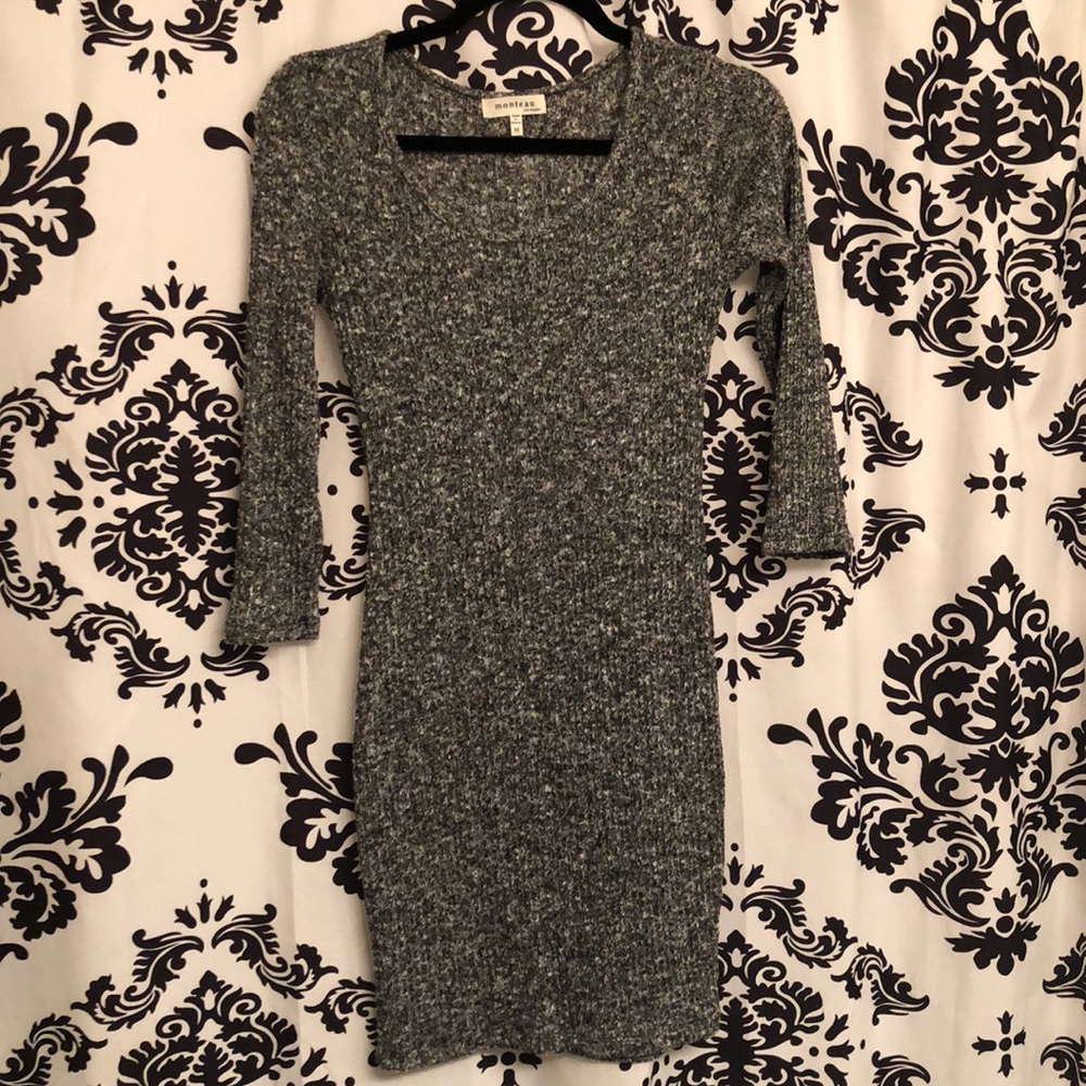 Monteau grey knit dress from Macy’s